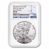 2018-W Burnished Silver Eagle MS-70 NGC (ER/FR)