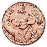 2018-W Gold $5 Breast Cancer Awareness BU (Box & COA)