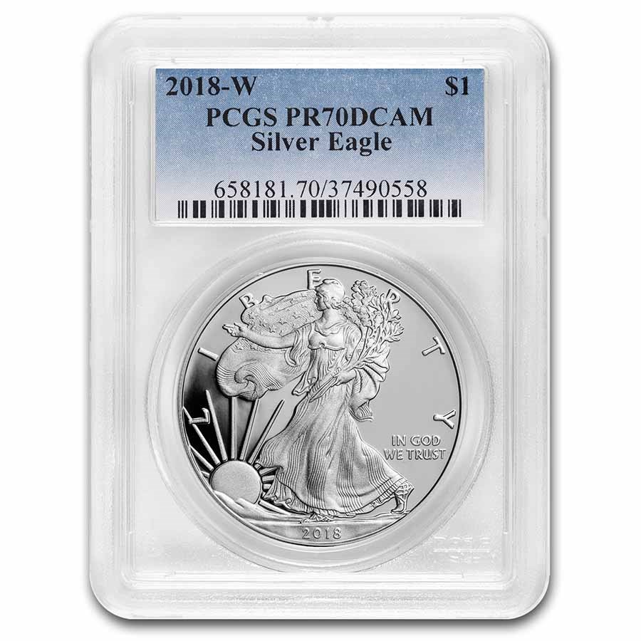 2018-W Proof American Silver Eagle PR-70 PCGS