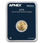 2019 1/10 oz American Gold Eagle (MintDirect® Premier Single)
