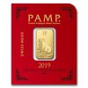 2019 1 gram Gold Bar - PAMP Suisse Lunar Pig Multigram (In Assay)