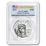 2019 1 oz American Platinum Eagle MS-69 PCGS (FirstStrike®)