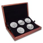 2019 5 oz Silver ATB 5-Coin Set (Elegant Display Box)
