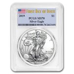 2019 American Silver Eagle MS-70 PCGS (First Day of Issue)
