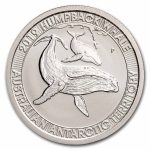 2019 Australia 1/3 oz Platinum Humpback Whale Coin BU