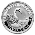 2019 Australia 1 oz Silver Swan BU