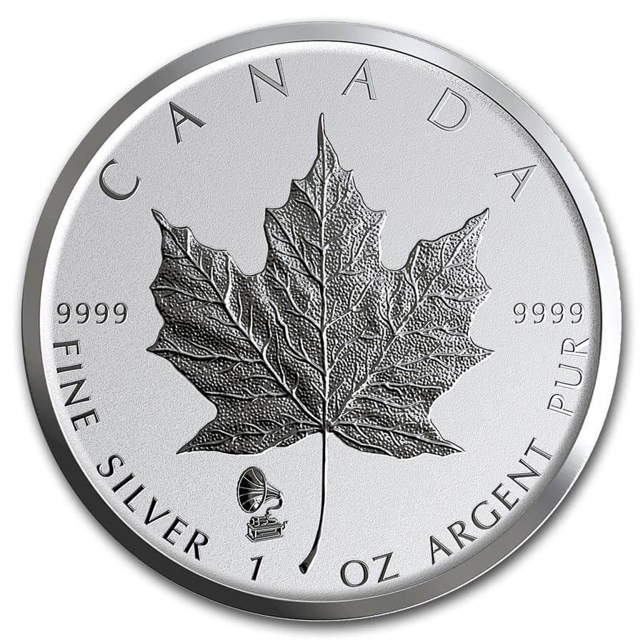 2019 Canada 1 oz Silver Maple Leaf Edison Phonograph Privy