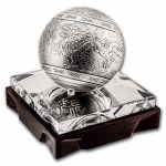 2019 China 1 kilo Silver Dragon & Phoenix Sphere (Box & COA)