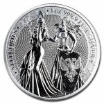 2019 Germania Allegories 1 oz Silver Round (Britannia, Abrasions)