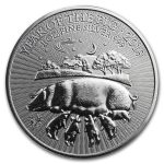 2019 Great Britain 1 oz Silver Year of the Pig BU