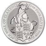2019 Great Britain 10 oz Silver Queen's Beasts The Bull