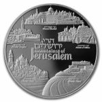 2019 Israel 1 oz Silver Proof - Views of Jerusalem (Mountains)