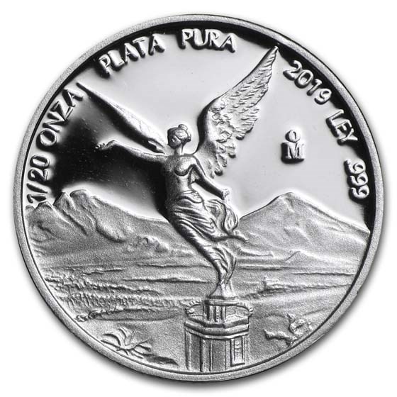 2019 Mexico 1/20 oz Silver Libertad Proof (In Capsule)