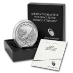 2019-P 5 oz Silver ATB Frank Church River, ID (w/Box & COA)