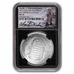 2019-P Apollo 11 50th Anniversary $1 Silver MS-70 NGC (FDI)