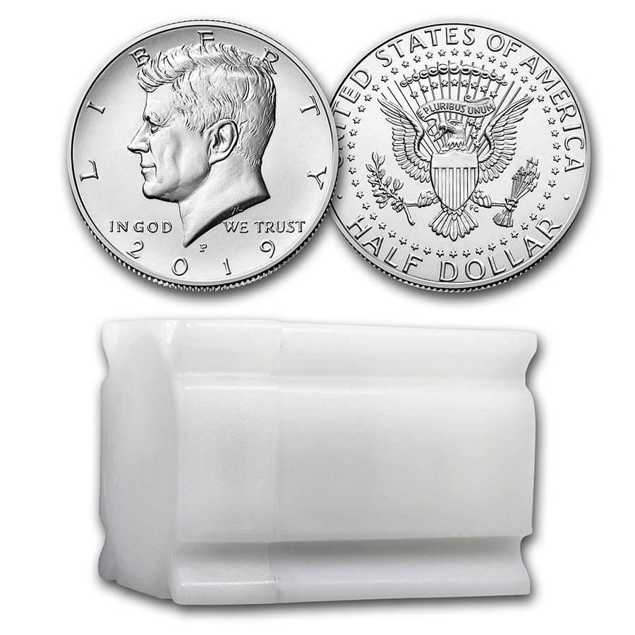 2019-P Kennedy Half Dollar 20-Coin Roll BU