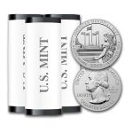 2019-PDS ATB Quarter American Mem. 40-Coin (3 Roll Set) BU