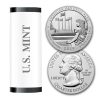 2019-S ATB Quarter American Mem. 40-Coin Roll Gem Proof