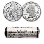 2019-S ATB Quarter Lowell National Park 40-Coin Roll BU
