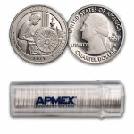 2019-S ATB Quarter Lowell National Park 40-Coin Roll Gem Proof