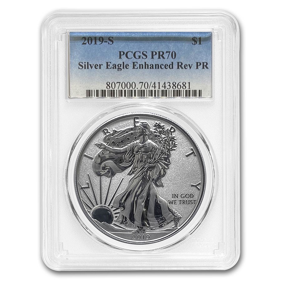 2019-S Enhanced Reverse Proof Silver Eagle PR-70 PCGS