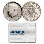 2019-S Kennedy Half Dollar 20-Coin Roll Proof