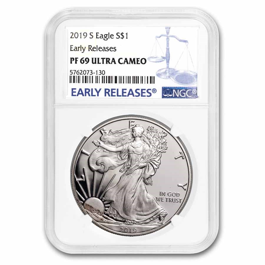 2019-S Proof American Silver Eagle PF-69 NGC