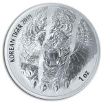 2019 South Korea 1 oz Silver Tiger BU