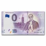2019 Vatican City Pope Pius XII 0 Euro Souvenir Banknote Unc