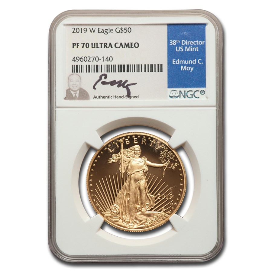 2019-W 1 oz Proof American Gold Eagle PF-70 UCAM NGC (Moy)