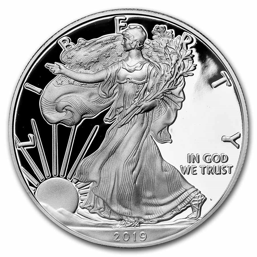 2019-W 1 oz Proof American Silver Eagle (Congratulations Set)