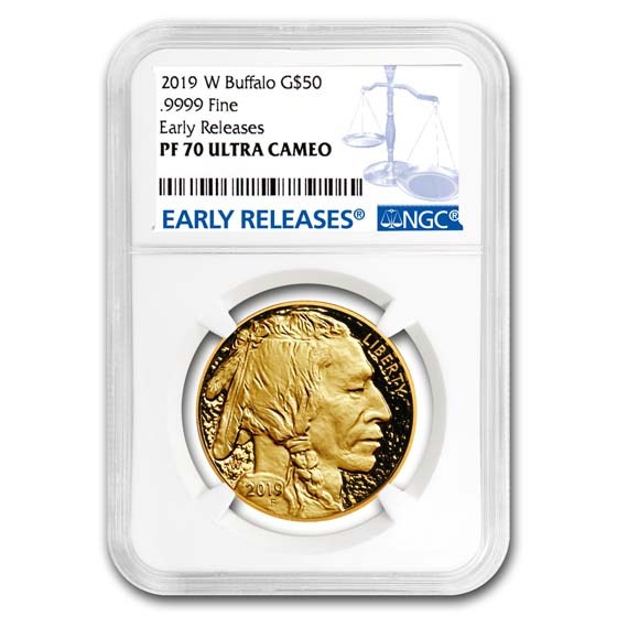 2019-W 1 oz Proof Gold Buffalo PF-70 NGC (Early Releases)
