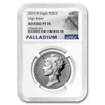 2019-W 1 oz Reverse Proof Palladium Eagle PF-70 NGC