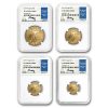 2019-W 4-Coin Proof American Gold Eagle Set PF-70 NGC