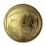 2019-W Gold $5 Apollo 11 50th Anniversary BU (Capsule Only)
