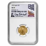2020 1/10 oz Gold Eagle MS-70 NGC (Don Everhart Signed)