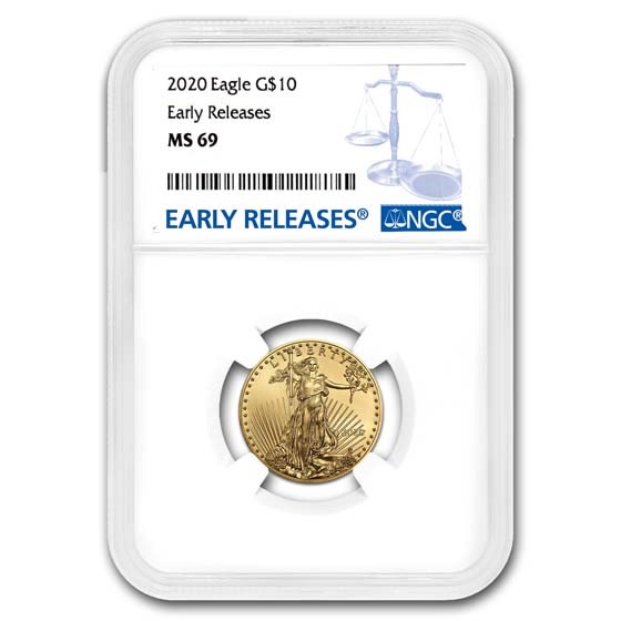 2020 1/4 oz American Gold Eagle MS-69 NGC (Early Releases)