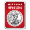 2020 1 oz Silver American Eagle - Merry Christmas (Red Card)