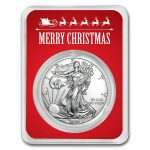 2020 1 oz Silver American Eagle - Merry Christmas (Red Card)
