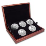 2020 5 oz Silver ATB 5-Coin Set (Elegant Display Box)