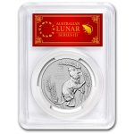 2020 AUS 1 oz Platinum Lunar Mouse MS-70 PCGS (FDI, Red Label)