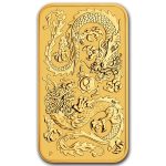 2020 Australia 1 oz Gold Dragon Rectangular Coin BU