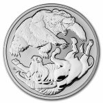 2020 Australia 1 oz Silver Bull and Bear Coin BU