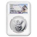 2020 Australia 1 oz Silver Koala MS-70 NGC
