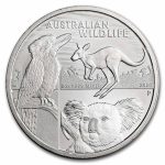 2020 Australia 2 oz Silver $2 Australian Wildlife BU
