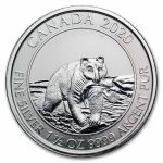 2020 Canada 1.5 oz Silver $8 Kermode Spirit Bear BU
