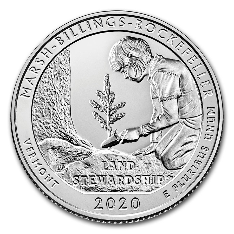 2020-D ATB Quarter Marsh-Billings-Rockefeller Historical Park BU