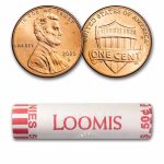 2020-D Lincoln Cent 50-Coin Roll BU