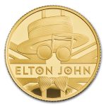 2020 Great Britain 1/4 oz Gold Proof Music Legends: Elton John