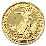 2020 Great Britain 1 oz Gold Britannia BU